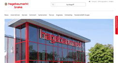 Desktop Screenshot of hagebaumarkt-brake.de